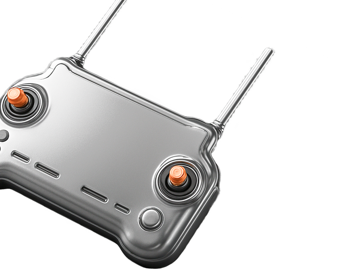 Дрон с пультом управления